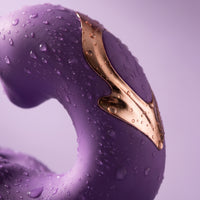 Close-up of the original Purple ÉLAN silicone surface